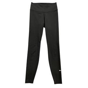 Nike Leggings Womens XS Extra Small Black Dri Fit Pull On Sweat Wicking *READ